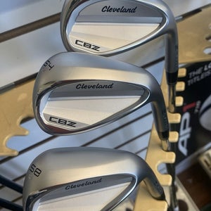 NEW 2025 Cleveland Golf CBZ Tour Satin Wedge Set 50 54 58 KBS Hi Rev 115