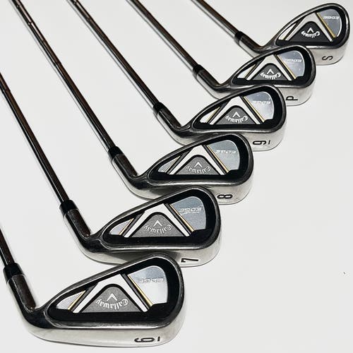Callaway Edge Iron Set 6-9, PW, SW Right Handed Regular Flex Steel Shafts