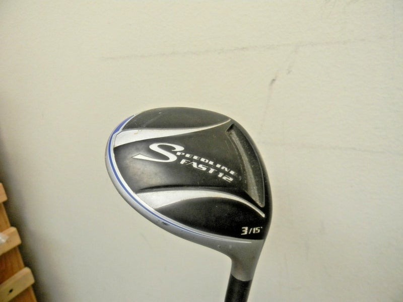 ADAMS SPEEDLINE FAST 12 FAIRWAY WOOD # 3 15* SPEEDER MOTORE EXTRA STIFF NEW GRIP
