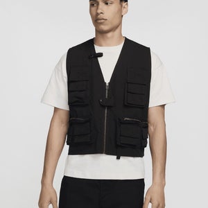 Nike Mens Life Utility Vest FN3214-010 Black Sz S