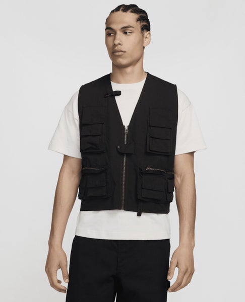 Nike Mens Life Utility Vest FN3214-010 Black Sz S