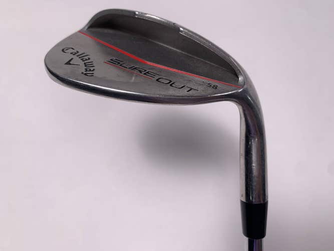 Callaway Sure Out Lob Wedge LW 58* KBS 90g Wedge Steel Mens RH
