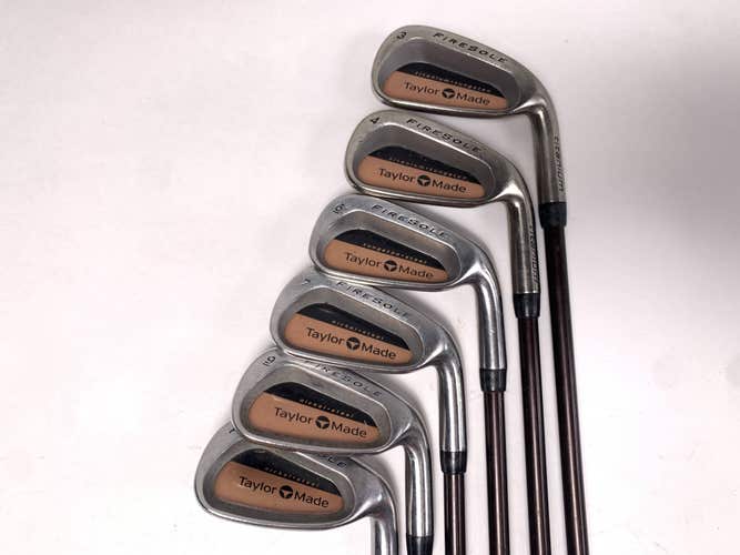 TaylorMade Firesole Iron Set 3-PW Bubble 70g Senior Missing 5i & 8i RH Rattle