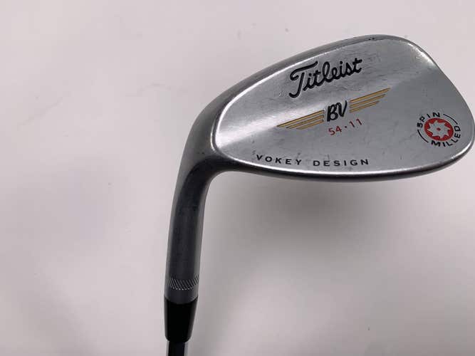 Titleist Vokey Spin Milled Chrome 2009 Sand Wedge SW 54* 11 Wedge Steel Mens LH