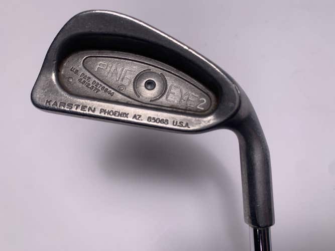 Ping Eye 2 Single 1 Iron Black Dot Karsten MicroTaper Regular Steel Mens RH