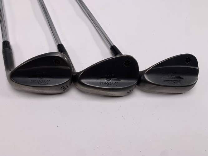 Titleist Vokey SM7 Jet Black Wedge Set 52* 8 | 56* 10 | 60* 4 Project X 6.5 RH