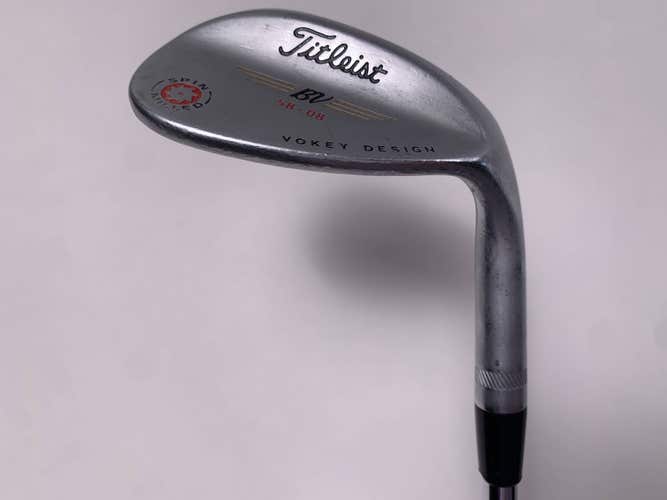 Titleist Vokey Spin Milled CC Chrome Lob Wedge LW 58* 8 KBS Tour Wedge Mens RH