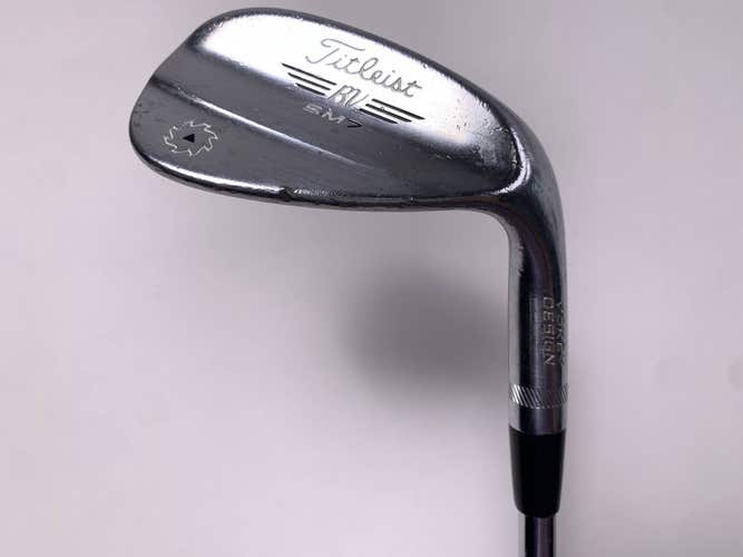 Titleist Vokey SM7 Tour Chrome Gap Wedge GW 52* 8 F-Grind Wedge Steel Mens RH