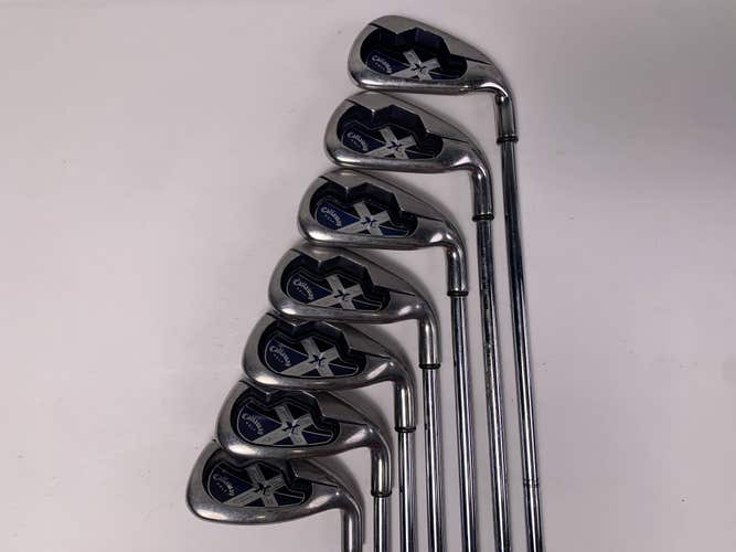 Callaway X-18 Iron Set 4-PW Uniflex Steel Mens RH