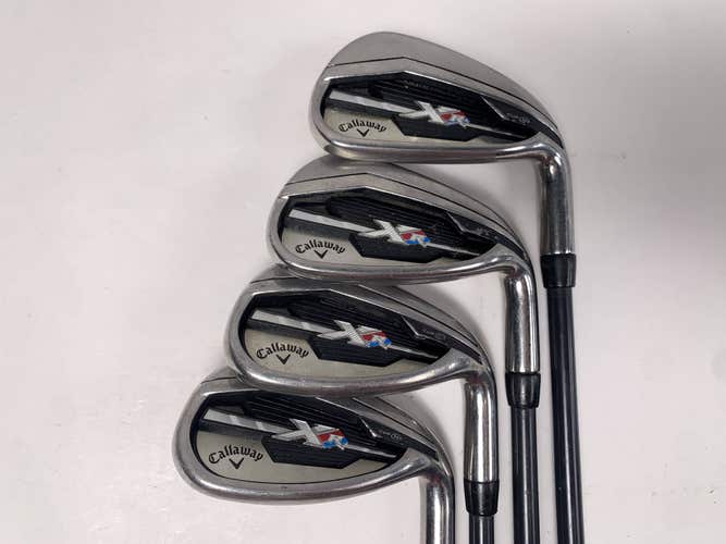 Callaway XR Iron Set 7-PW+GW Project X San Diego 5.5 58g Regular RH No 8 iron