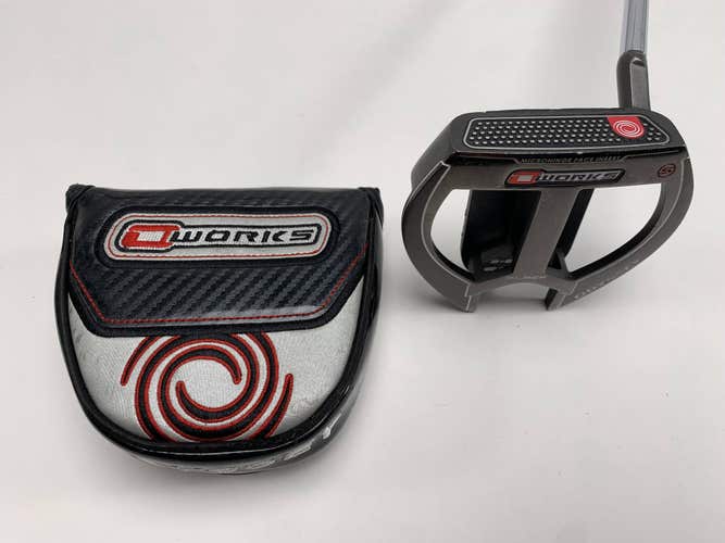 Odyssey O-Works Black 2-Ball Fang Putter 34.5" Mens RH