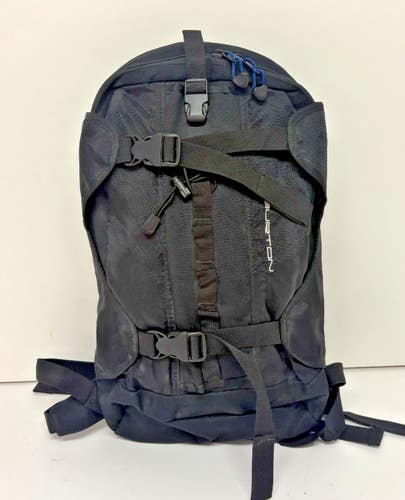 Burton Black Hydration System Compatible Snowboard Daypack ~3" x 9.5" x 18" LOOK