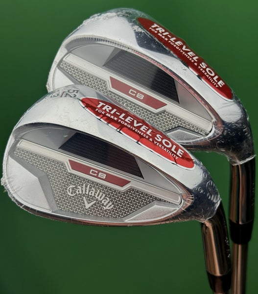 Callaway CB Wedge Set 52-12, 56-14 GW SW Steel Right Hand NEW in Plastic
