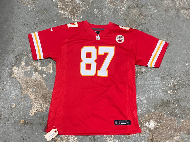 Red "Mr Swift" Travis Kelse KC Chiefs Large Kids (14-16yr) Unisex Nike Jersey (New)