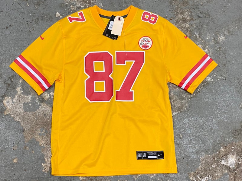 Yellow "Mr Swift" Kelse Travis KC Chiefs Large Kids (14-16 yr) Unisex Nike Jersey (New)