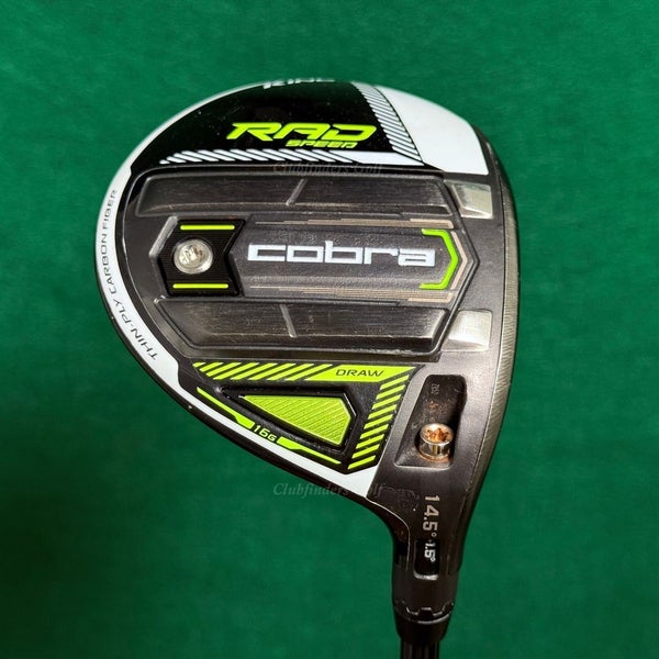 Cobra King RAD Speed Draw 14.5 Fairway 3 Wood Tensei CK Series 50g Seniors w/HC