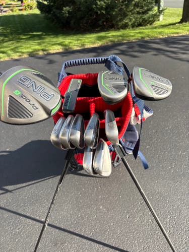 Junior 2023 Ping Prodi G Right Handed Clubs (Full Set) Junior 10 Pieces (Used) and Bag