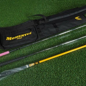 MOMENTUS LADY POWER HITTER WEIGHED SWING TRAINER SET + SUNDAY GOLF BAG ~ NEW!