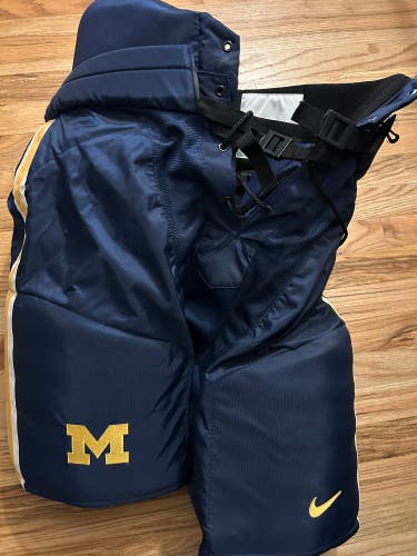 Senior Medium Nike University of Michigan Hockey Pants Pro Stock (Used)