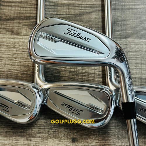 2023 Titleist T350 Iron Set 5-GW / AMT Red Steel, Regular Flex (192)