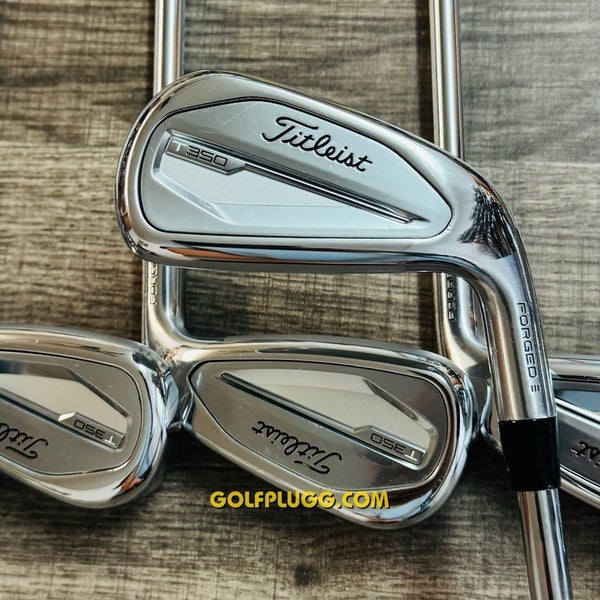 2023 Titleist T350 Iron Set 5-GW / AMT Red Steel, Regular Flex (192)