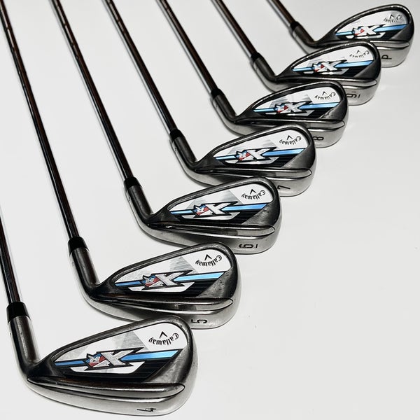 Callaway XR OS Iron Set 4-9, PW Right Handed Regular Flex Steel Shafts