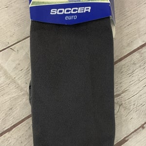 TCK Adult's FSH10 Mid-Length Athletic Knit Soccer Socks Charcoal Large