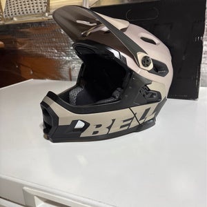 Bell Super DH Sphericalgg Mountain Bike Helmet Gloss Sand/ Matte Black Medium