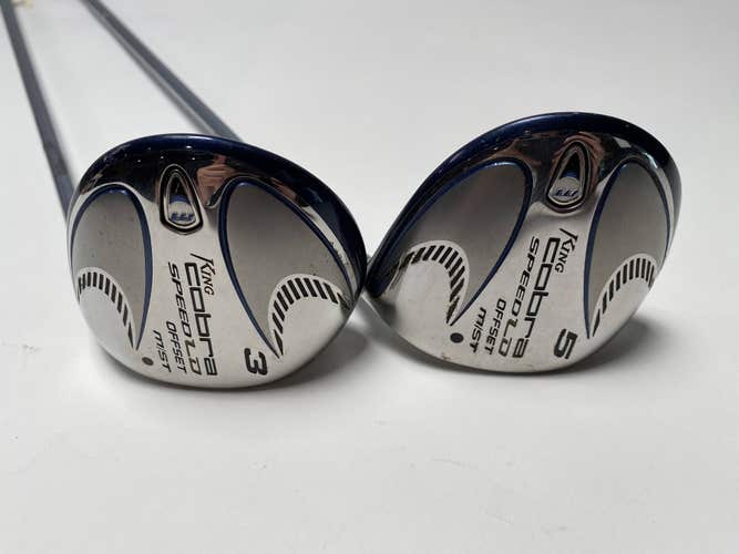 Cobra Speed LD M OS 2008 3 & 5 Fairway Wood Set 15* 18* M Speed Tuned Ladies RH
