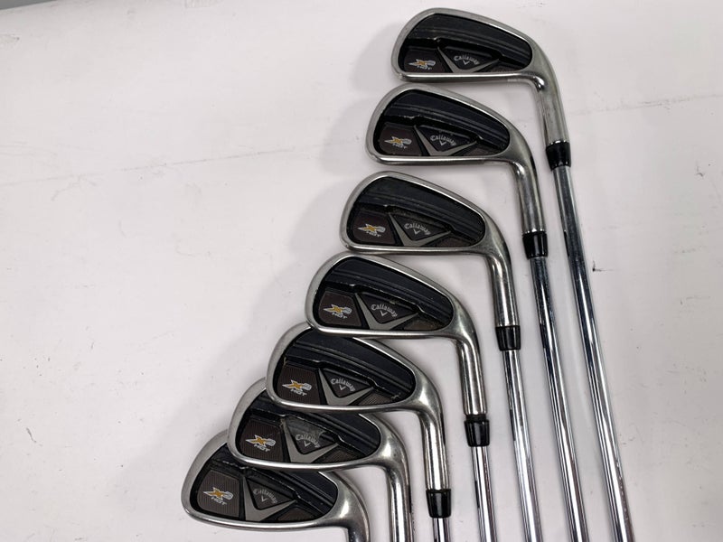 Callaway X2 Hot Iron Set 3-PW Project X Rifle 5.5 Regular Steel RH-No 7 Iron