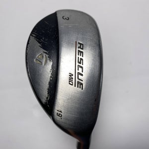 TaylorMade Rescue Mid 3 Hybrid 19* UG65 65g Stiff Graphite Mens RH