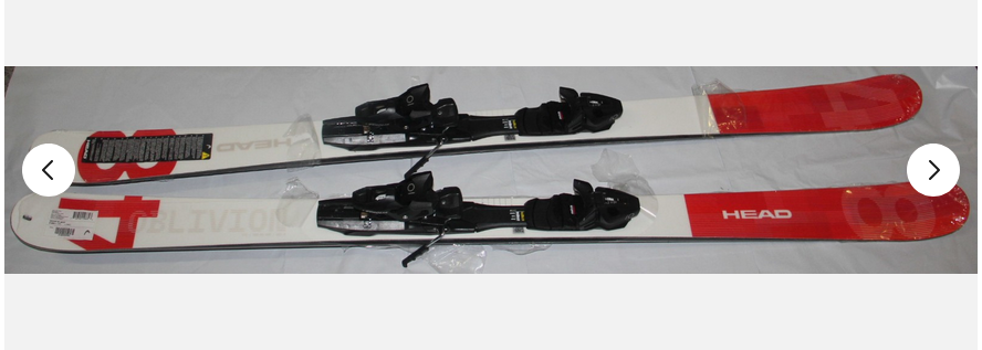 NEW  HEAD Oblivion 84 Skis 171cm Twin tip skis +SP10 gw adjustable bindings
