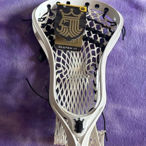 White Brine Clutch 3X Strung Head (New)
