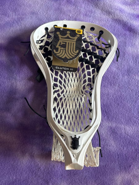 White Brine Clutch 3X Strung Head (New)