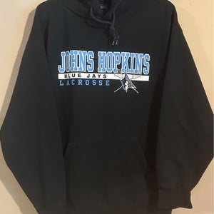 Jansport Johns Hopkins Lacrosse Hoodie - Black (Men's Medium)