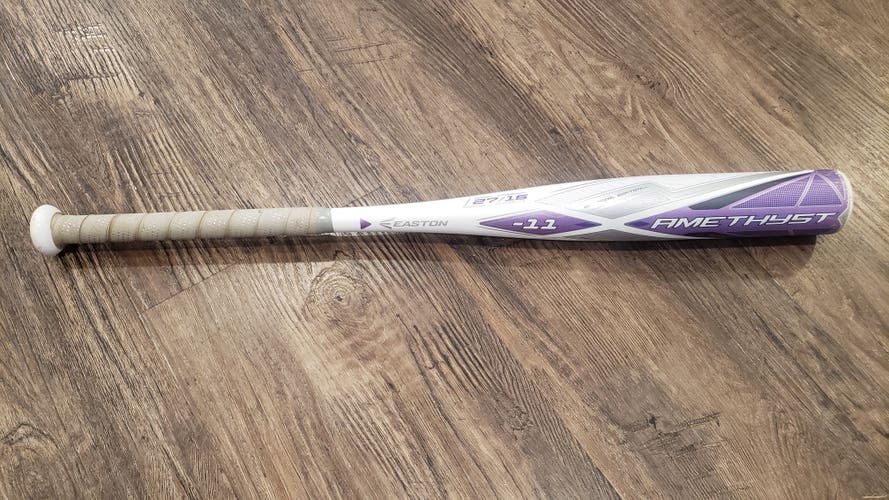 Easton Amethyst Alloy Bat (-11) 16 oz 27" (Used)