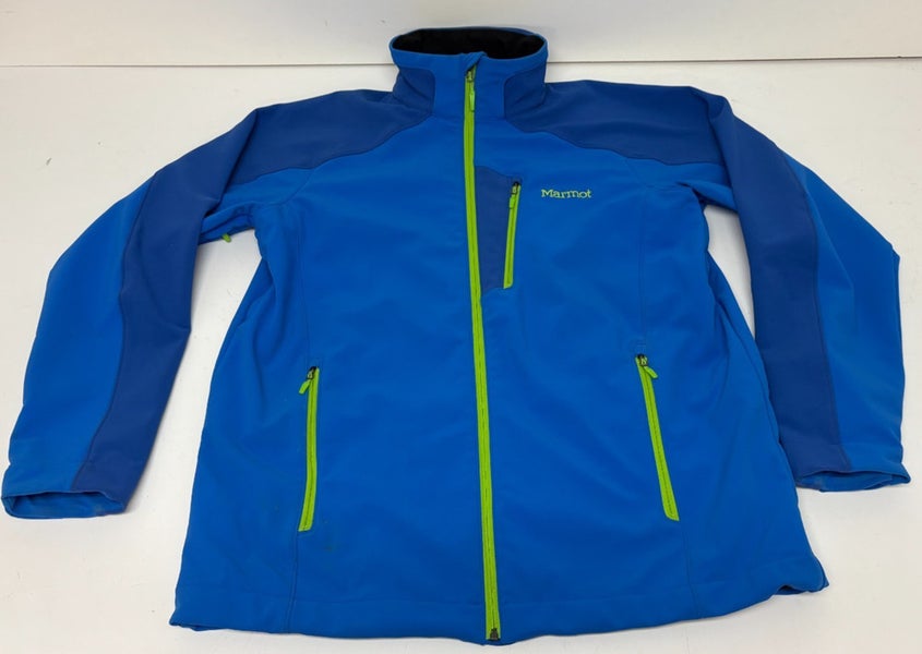 Marmot Blue Technical Softshell Jacket Men's XL EXCELLENT Fast Shipping