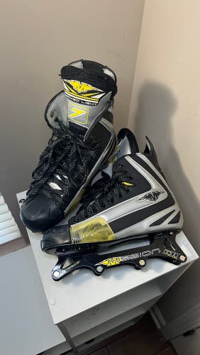 Mission Wicked Light 7 Roller Hockey Inline Skates Size 9D
