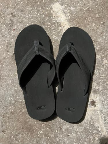 Gray Men's Size M 11.5 (W 12.5) Adult Quicksliver Sandals (New)