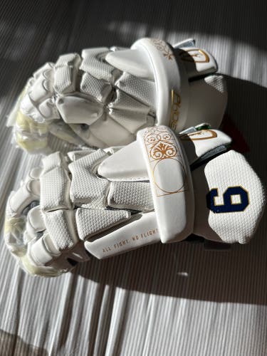 Brand new Notre Dame #9 team issued gloves