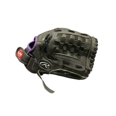 Used Wilson BLACK/PINK GLOVE BB/SB Glove RH Throw Black 11 1/2" 11834-S000039835