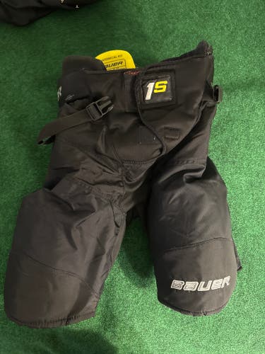 Black Bauer Supreme 1S Hockey Pants (Used) | Senior Small