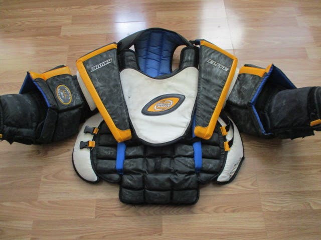 Used John Brown Senior XL Goalie Chest and Arm Protector JB2100