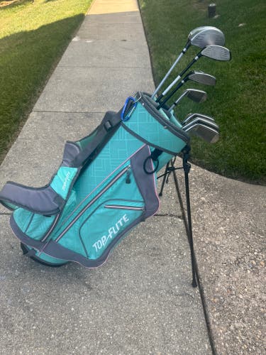Lady Top Flite Complete Full Set Women Flex Graphite Shaft Right Handed