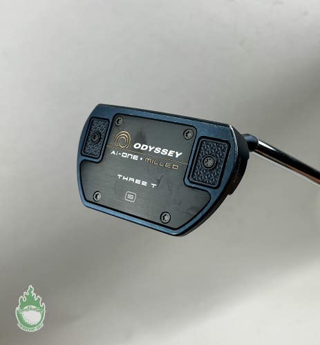 Used Right Handed Odyssey Ai-ONE Milled Three T S 35" Putter Steel Golf Club