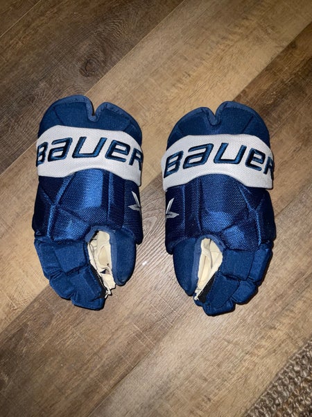 NHL COLORADO AVALANCHE NICHUSKIN Bauer Vapor 2X Pro Gloves 14" Pro Stock