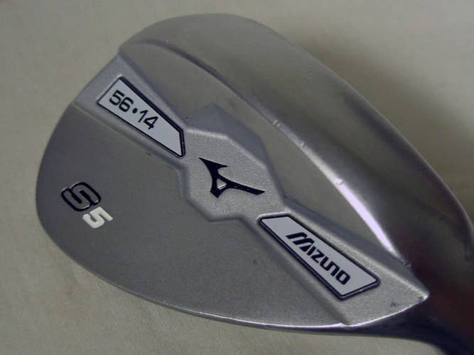 Mizuno S5 Sand Wedge 56* 14* (White Satin, Graphite Orochi, Reg) 2016 Forged SW