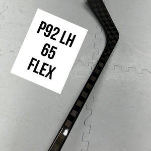 Senior(1x)Left P92 65 flex 66” ProBlackStock™ Unbranded Blackouts Pro Stock Nexus Hockey Sticks