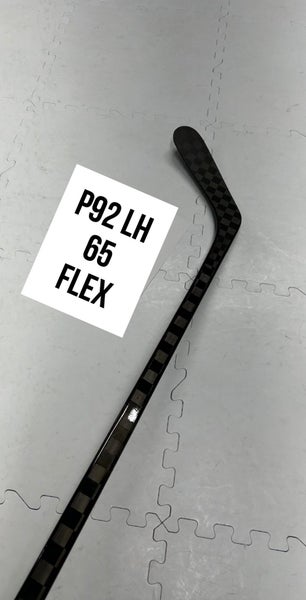 Senior(1x)Left P92 65 flex 66” ProBlackStock™ Unbranded Blackouts Pro Stock Nexus Hockey Sticks