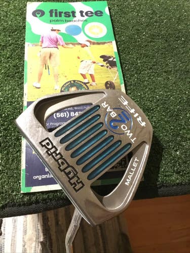 Rife Left Handed Hybrid Two Bar Mallet Putter 32.25 Inches (LH)